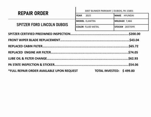 2025 Hyundai ELANTRA SEL