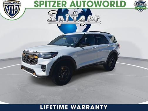 Space White Metallic 2026 Ford Explorer Tremor