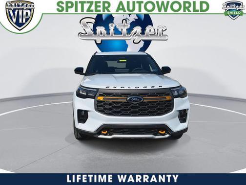 Space White Metallic 2026 Ford Explorer Tremor