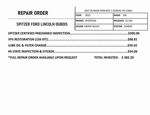 2023 Kia Sportage X-Line