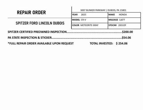 2025 Honda CR-V EX AWD
