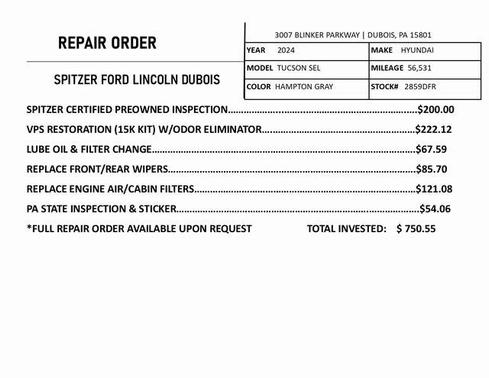 2024 Hyundai TUCSON SEL