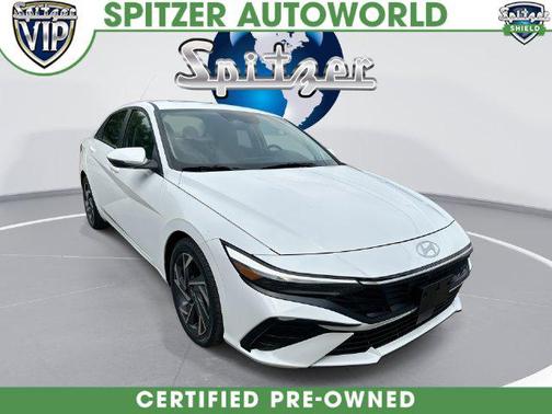 Serenity White 2025 Hyundai ELANTRA Limited