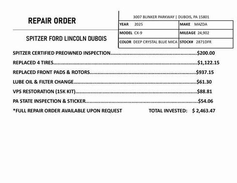 2025 Mazda CX-90 3.3 Turbo S