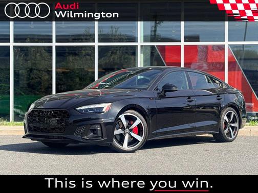 Mythos Black Metallic 2023 Audi A5 Sportback 45 S Line Premium Plus