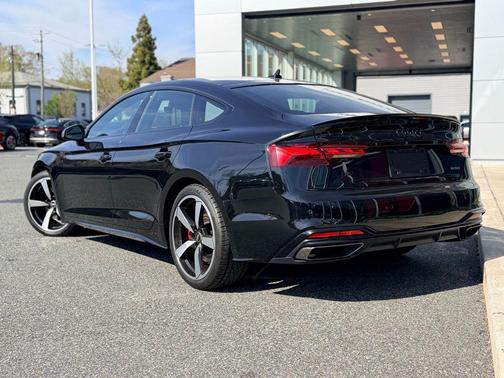 Mythos Black Metallic 2023 Audi A5 Sportback 45 S Line Premium Plus