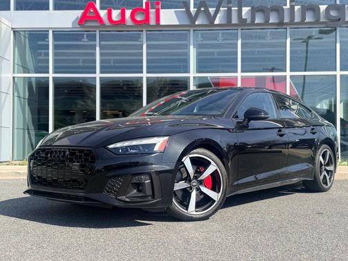 Mythos Black Metallic 2023 Audi A5 Sportback 45 S Line Premium Plus