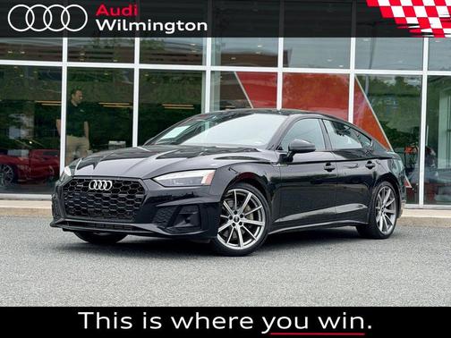 Mythos Black Metallic 2025 Audi A5 Sportback 45 S Line Premium