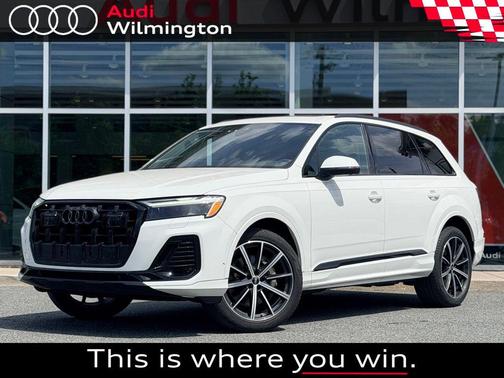 Carrara White 2025 Audi Q7 45 Premium Plus