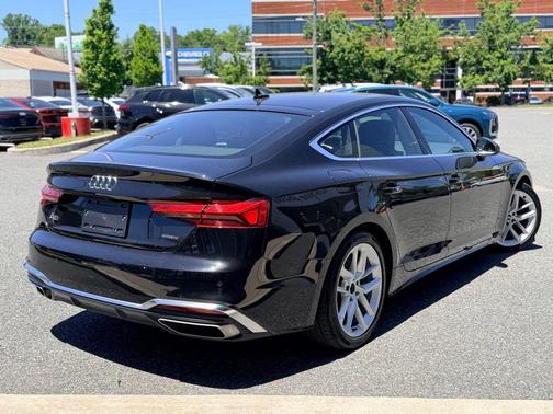 Mythos Black Metallic 2023 Audi A5 Sportback 45 S Line Premium Plus