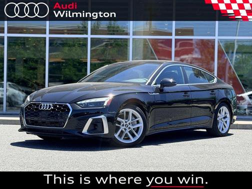 Mythos Black Metallic 2023 Audi A5 Sportback 45 S Line Premium Plus
