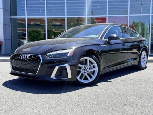 Mythos Black Metallic 2023 Audi A5 Sportback 45 S Line Premium Plus
