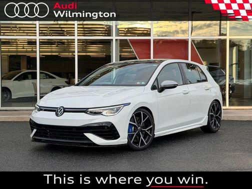 Pure White 2023 Volkswagen Golf R 2.0T Manual