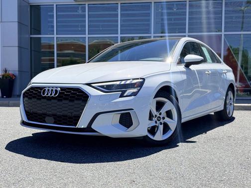 Glacier White Metallic 2023 Audi A3 Premium