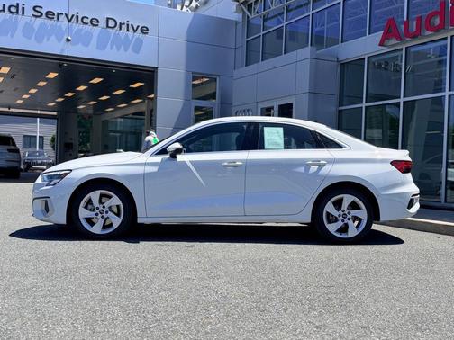 Glacier White Metallic 2023 Audi A3 Premium