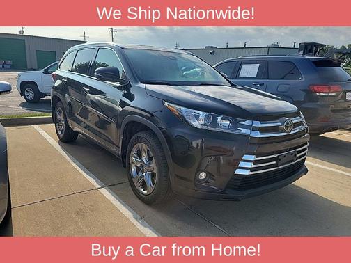 Midnight Black Metallic 2019 Toyota Highlander Limited Platinum