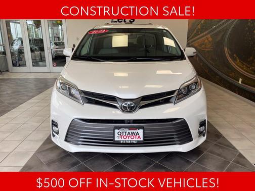 Blizzard Pearl 2020 Toyota Sienna Limited Premium