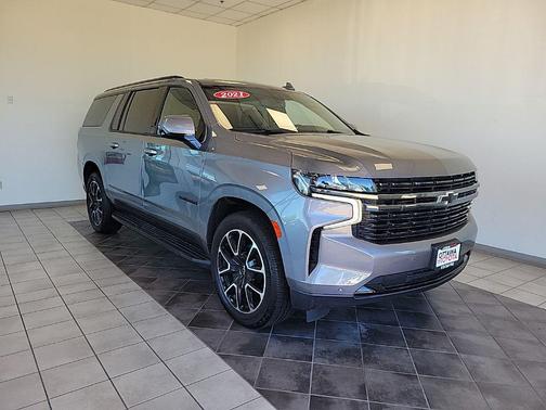 Satin Steel Metallic 2021 Chevrolet Suburban RST