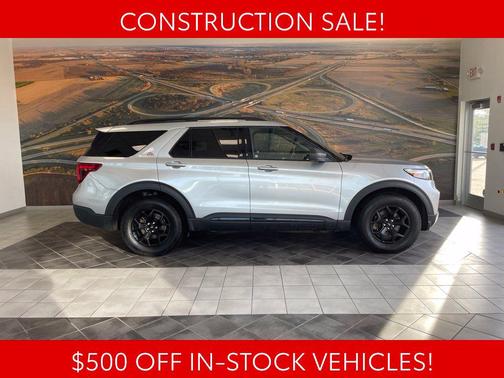 Iconic Silver Metallic 2023 Ford Explorer Timberline