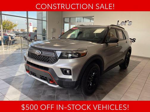 Iconic Silver Metallic 2023 Ford Explorer Timberline