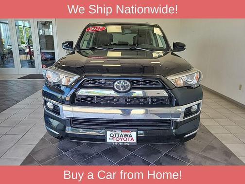 Midnight Black Metallic 2017 Toyota 4Runner Limited