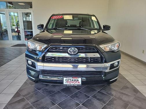 Midnight Black Metallic 2017 Toyota 4Runner Limited