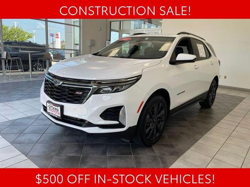 Summit White 2022 Chevrolet Equinox AWD RS