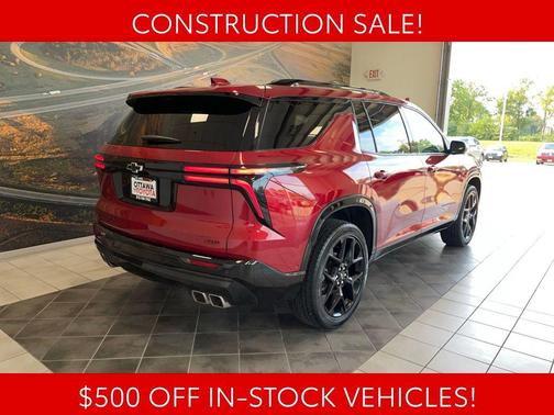 Radiant Red Tintcoat 2024 Chevrolet Traverse RS