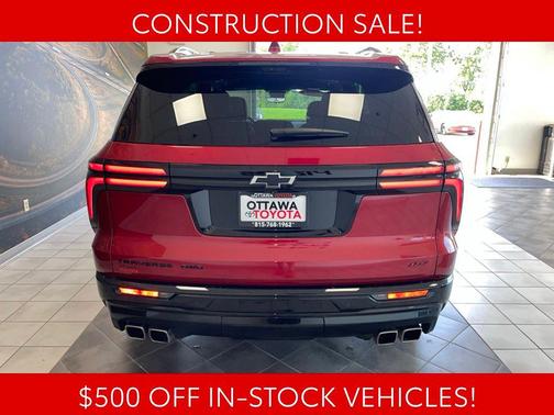 Radiant Red Tintcoat 2024 Chevrolet Traverse RS