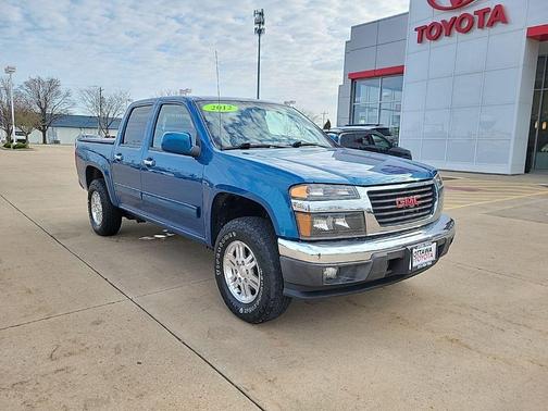 Aqua Blue Metallic 2012 GMC Canyon SLE1