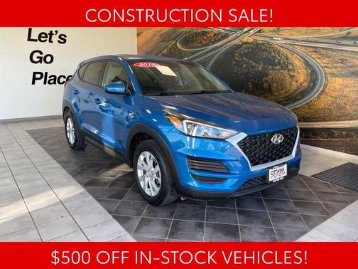 Aqua Blue 2019 Hyundai TUCSON SE