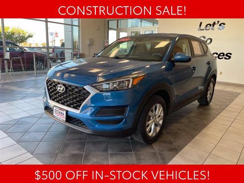 Aqua Blue 2019 Hyundai TUCSON SE