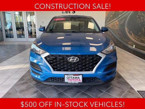 Aqua Blue 2019 Hyundai TUCSON SE