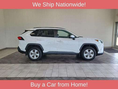 Super White 2021 Toyota RAV4 XLE