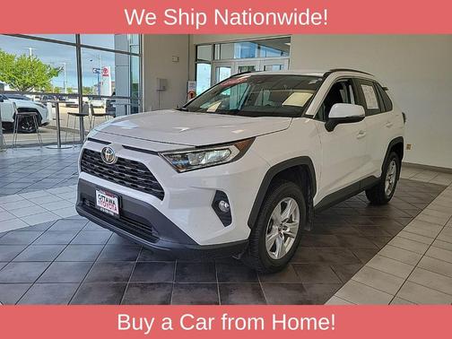 Super White 2021 Toyota RAV4 XLE