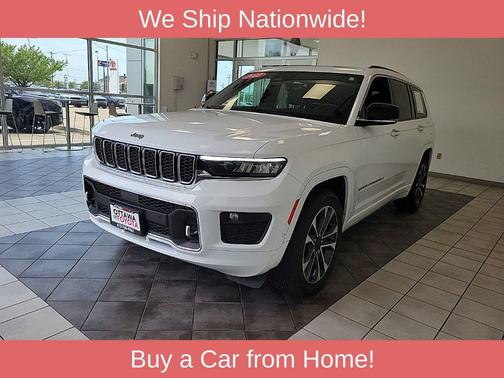 Bright White Clearcoat 2022 Jeep Grand Cherokee L Overland
