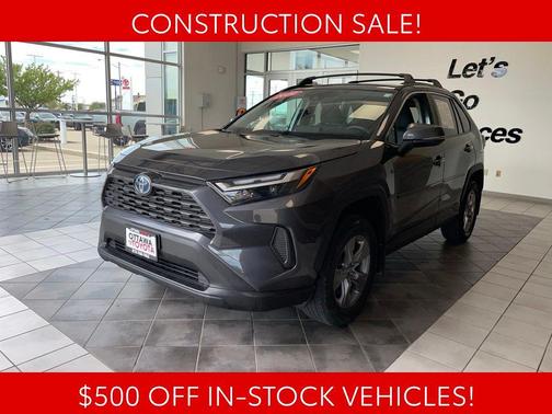 Magnetic Gray Metallic 2022 Toyota RAV4 Hybrid XLE