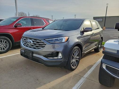Carbonized Gray Metallic 2021 Ford Edge Titanium