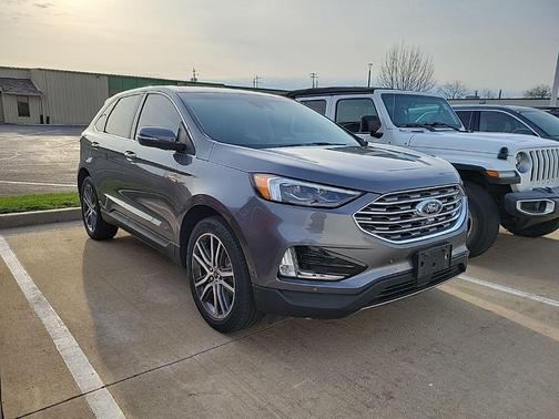 Carbonized Gray Metallic 2021 Ford Edge Titanium