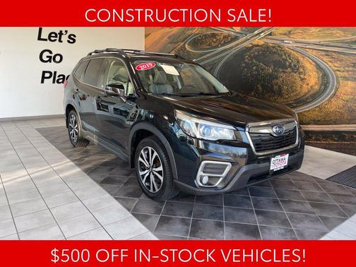 Crystal Black Silica 2019 Subaru Forester Limited