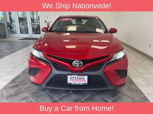 Supersonic Red 2020 Toyota Camry SE