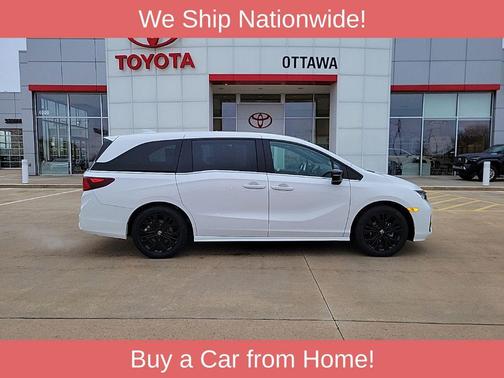 Platinum White Pearl 2025 Honda Odyssey Sport-L