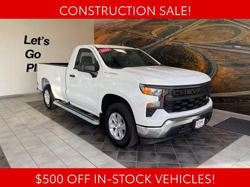 Summit White 2025 Chevrolet Silverado 1500 WT