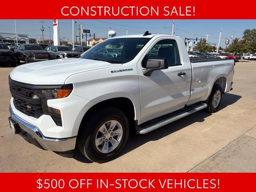 Summit White 2025 Chevrolet Silverado 1500 WT