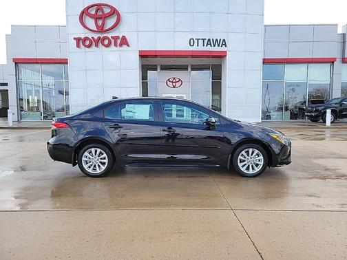 Midnight Black Metallic 2026 Toyota Corolla LE