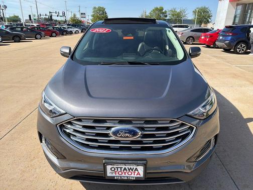 Carbonized Gray Metallic 2021 Ford Edge Titanium