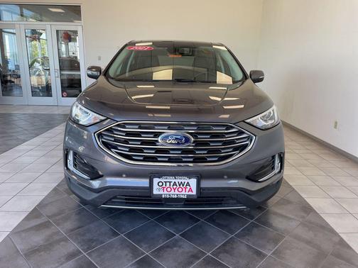 Carbonized Gray Metallic 2021 Ford Edge Titanium