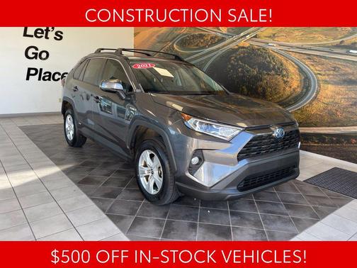 Magnetic Gray Metallic 2021 Toyota RAV4 Hybrid XLE