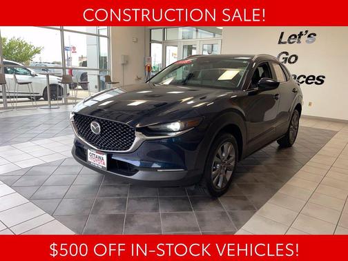 Deep Crystal Blue Mica 2025 Mazda CX-30 2.5 S Preferred Package