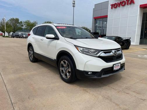 White Diamond Pearl 2018 Honda CR-V EX-L